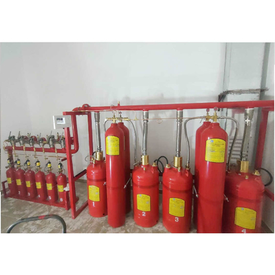 kwaliteit  Galvanized Steel FM200 Fire Suppression System Fire Extinguisher 120L Capacity fabriek