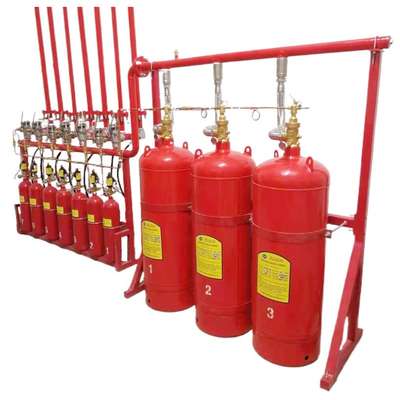 Flexible FM200 Pipe Network System Clean Agent Brandbestrijdingssysteem voor magazijn
