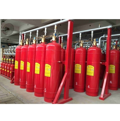 Flexible FM200 Pipe Network System Clean Agent Brandbestrijdingssysteem voor magazijn