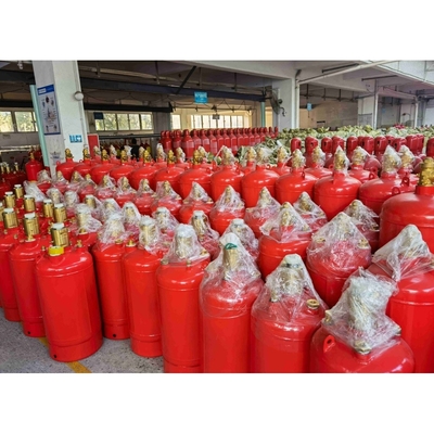 Rode kleur Fm200 Gascilinder 4.2MPa / 5.6MPa Brandonderdrukkingcontainer