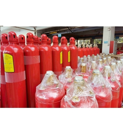 Rode kleur Fm200 Gascilinder 4.2MPa / 5.6MPa Brandonderdrukkingcontainer