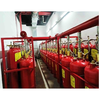 90Ltr FM200 zuigerstroomsysteem Brandbestrijdingsapparatuur Elektrische handmatige startmodus