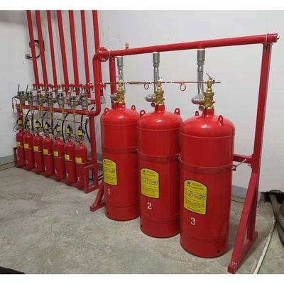 90L FM200 Cylinder werkdruk 5,6Mpa Rode FM200-containers