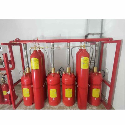 Gegalvaniseerd staal FM200 Brandbestrijdingssysteem Brandblussers 120L capaciteit