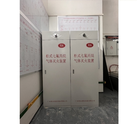 Heptafluoropropane Fm200 Brandblussysteem 120L Rode kast Type