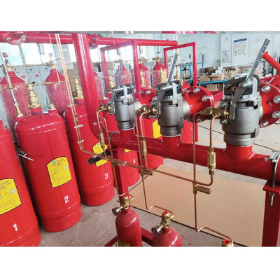 Hfc227ea Brandbestrijdingssysteem Cylinder 4.2mpa / 5.6mpa Optioneel beheer van zones