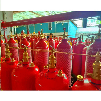 Heptafluorpropaan brandbeveiligingsapparatuur FM200 buisnet systeem