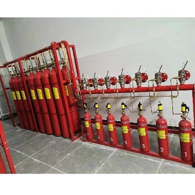 Besloten overstromingsbeschermingssysteem voor inerte gassen FM200 Automatische of handmatige activering