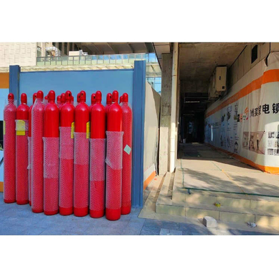 Multifunctioneel IG100 Inertgas Brandblussysteem Hoge duurzaamheid Rode kleur