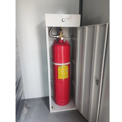 FM200 Kastenbrandbestrijdingssysteem 120L Capaciteit Gesloten overstroming DC 24V 1.5A