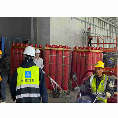 Heptafluoropropane IG541 Brandbestrijdingssysteem 15MPa Inertgas Brandbestrijdingssysteem