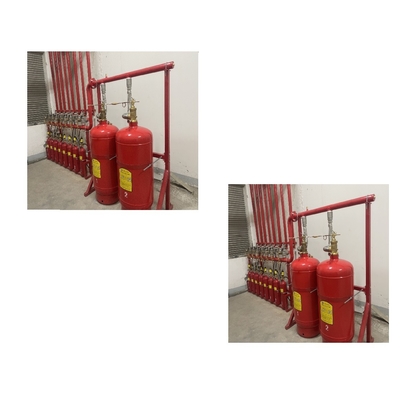 120L gas brandblussysteem Rood Fm200 Automatische brandblusser