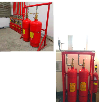 Heptafluoropropane FM200-pijpennetwerk systeem flexibel gasbrandblussysteem