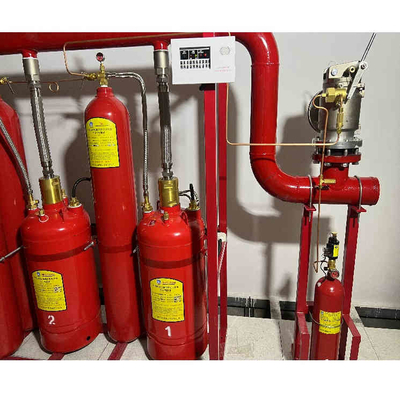 4.2MPa Rood FM200 Automatisch gasbrandblussysteem Kleurloos