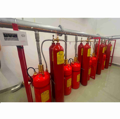 4.2MPa Rood FM200 Automatisch gasbrandblussysteem Kleurloos