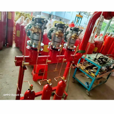 5.6Mpa FM200 zuigerstroom HFC-227 Roodcilinder Brandblussysteem