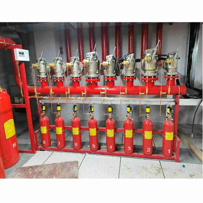 Hoge veiligheid HFC-227ea FM200 zuigerstroomsysteem gasonderdrukkingssysteem buisnettype