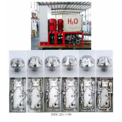 Buiten watermist Brandblussysteem Koeling Verstikking ABC Brandblussysteem
